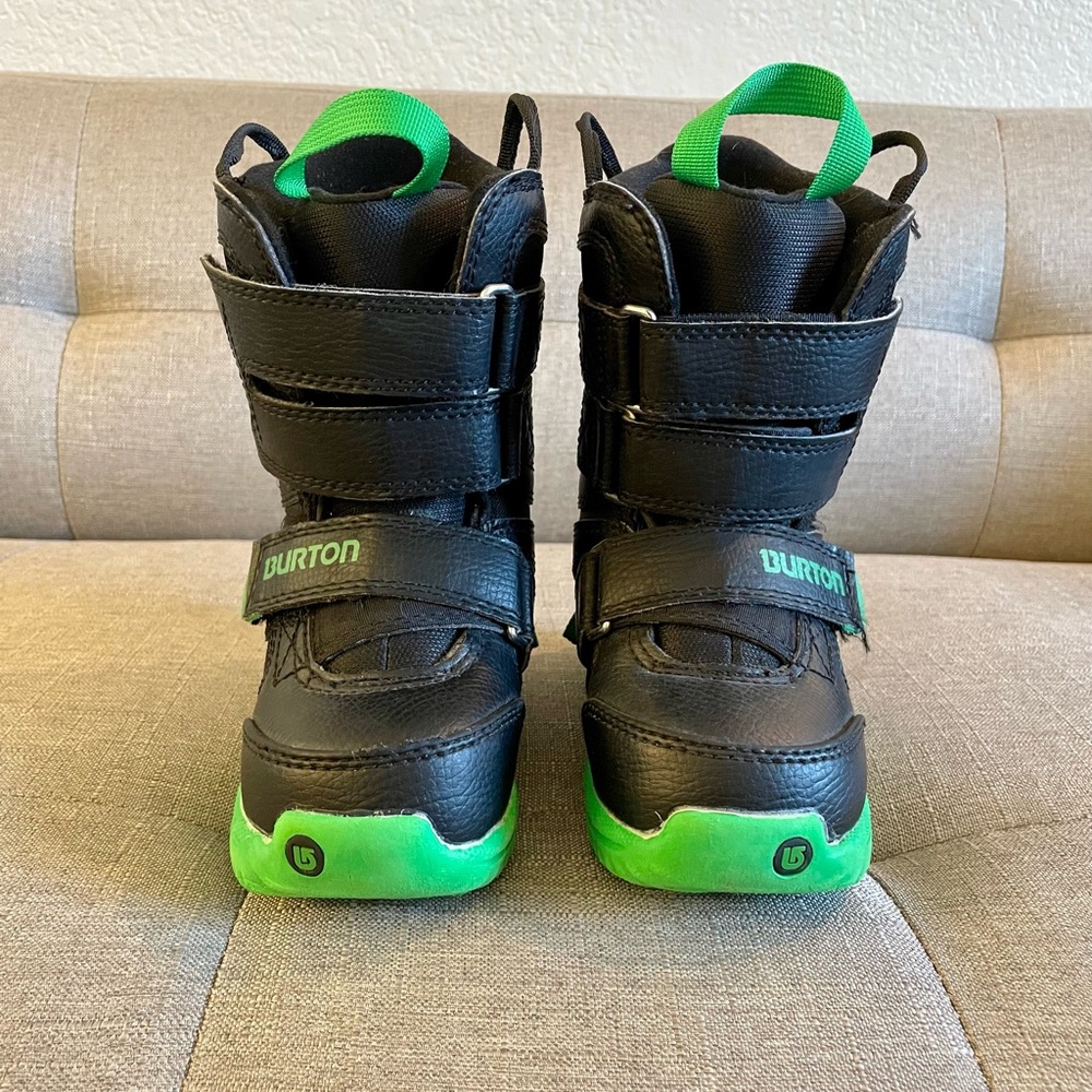 Burton Snowboard Boots, Black, Toddler Size 10